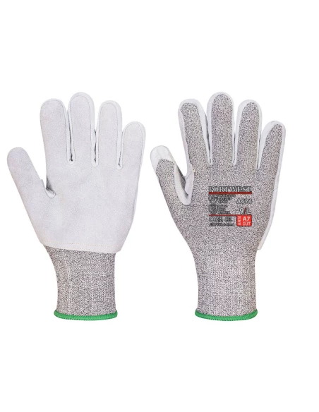 Gant anti-coupures cuir AHR13 couleur : Noir taille XS - PORTWEST