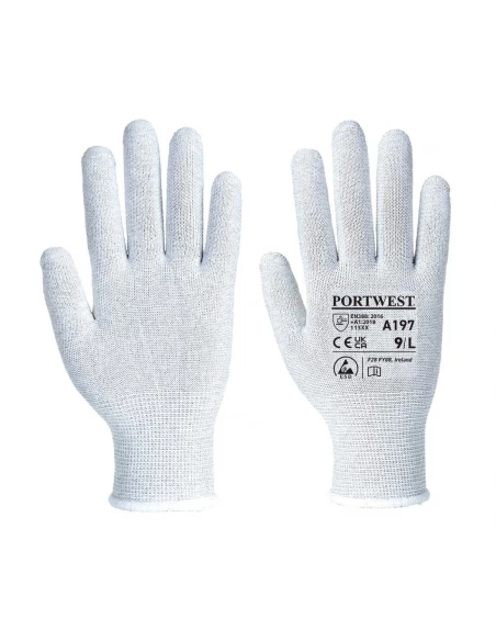 Gant Antistatique couleur : Gris taille S - PORTWEST