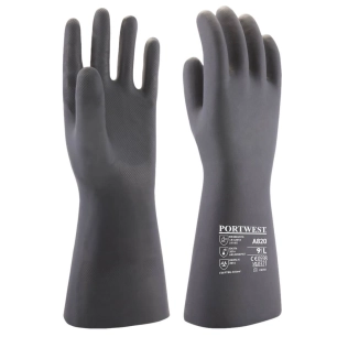 Gant Chimie Néoprène couleur : Noir taille S - PORTWEST