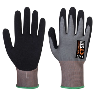 Gant Cut CT HR18 Mousse Nitrile couleur : Gris/Noir taille XL - PORTWEST