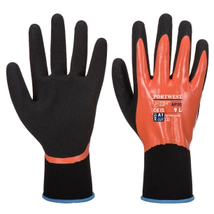 Gant Dermi Pro couleur : Orange/Noir taille M - PORTWEST