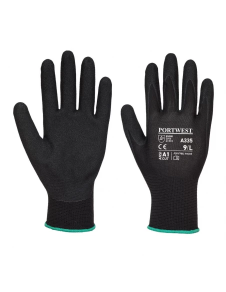 Gant Dermi-Grip NPR15 Nitrile Sablé couleur : Noir taille XS - PORTWEST