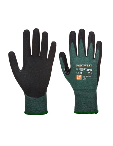 Gant Dexti Cut Pro couleur : Noir/Gris taille L - PORTWEST