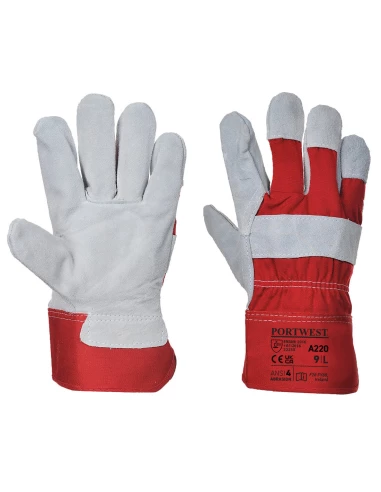 Gant Docker Premium couleur : Rouge taille M - PORTWEST