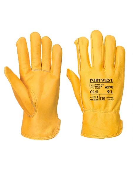 Gant Driver Classic couleur : Bronze taille L - PORTWEST