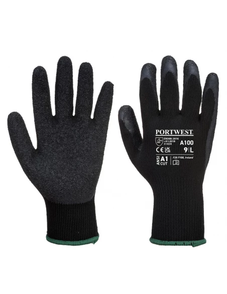 Gant Enduit Latex couleur : Noir taille XXL - PORTWEST