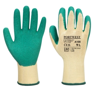 Gant Enduit Latex couleur : Vert taille M - PORTWEST