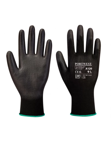 Gant enduit PU couleur : Noir taille XXS - PORTWEST