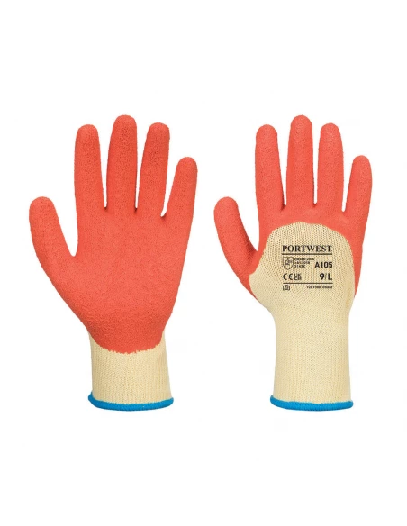 Gant Extra Grip couleur : Jaune/Orange taille L - PORTWEST