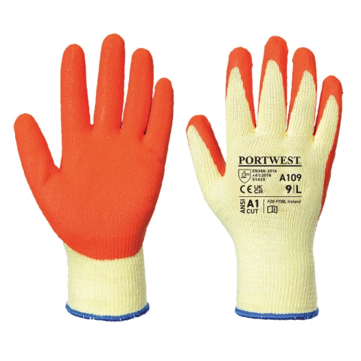 Gant Grip (emballage blister) couleur : Orange taille M - PORTWEST