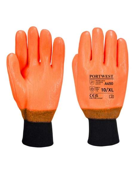 Gant Haute-Visibilité Etanche couleur : Orange taille XL - PORTWEST