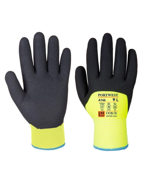 Gant Hiver Arctic couleur : Jaune taille L - PORTWEST