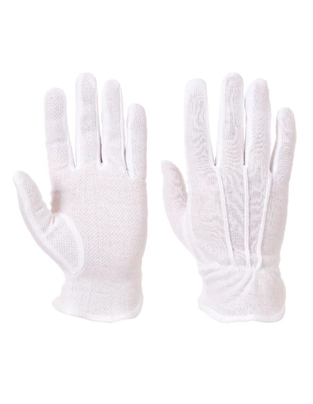 Gant Microdot couleur : Blanc taille L - PORTWEST
