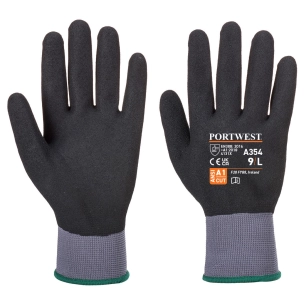 Gant Mousse PU/Nitrile DermiFlex Ultra Pro couleur : Noir taille XL - PORTWEST