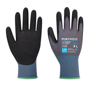 Gant NPR Pro Mousse Nitrile couleur : Noir/Gris taille M - PORTWEST