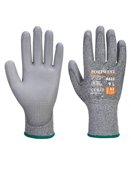 Gant paume PU coupure C couleur : Gris taille XS - PORTWEST