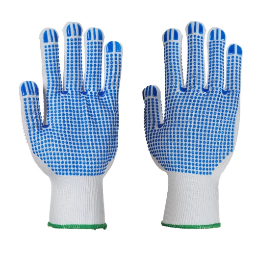 Gant Polka picots Plus couleur : Blanc/Bleu taille L - PORTWEST