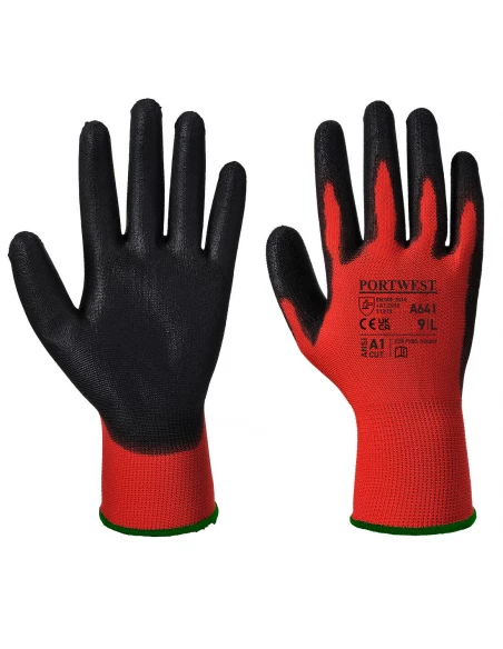 Gant Red PU couleur : Rouge/noir taille L - PORTWEST