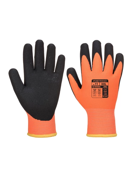 Gant Thermo Pro Ultra couleur : Orange/Noir taille M - PORTWEST