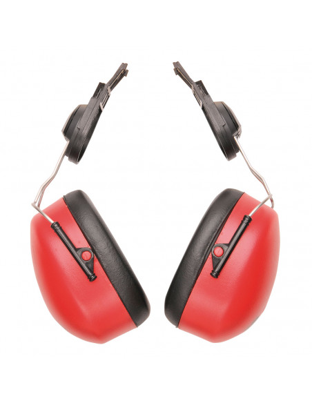 Coquilles anti-bruit Endurance Clip-On couleur : Rouge taille - PORTWEST