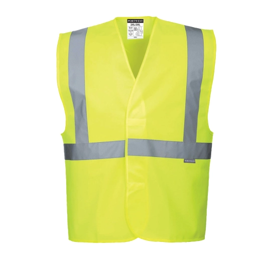 Gilet 1 bande & baudrier couleur : Jaune taille S/M - PORTWEST