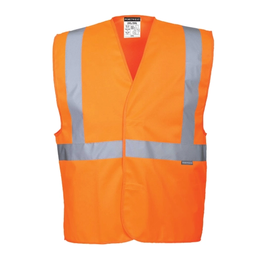 Gilet 1 bande & baudrier couleur : Orange taille XX/3X - PORTWEST