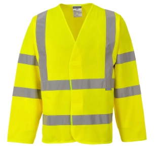Gilet 2 bandes & baudrier manches longues couleur : Jaune taille XX/3X - PORTWEST