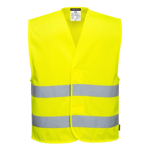 Gilet 2 bandes Hi-Vis MeshAir couleur : Jaune taille XX/3X - PORTWEST