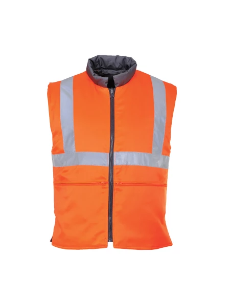 Gilet de froid Réversible RIS couleur : Orange taille XXL - PORTWEST