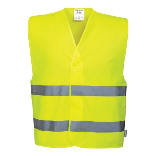 Gilet Double bande couleur : Jaune taille XX/3X - PORTWEST