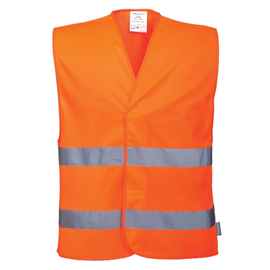 Gilet Double bande couleur : Orange taille S/M - PORTWEST