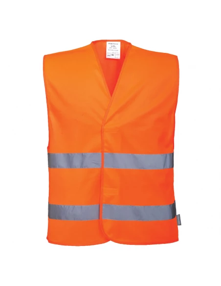 Gilet Double bande couleur : Orange taille XX/3X - PORTWEST
