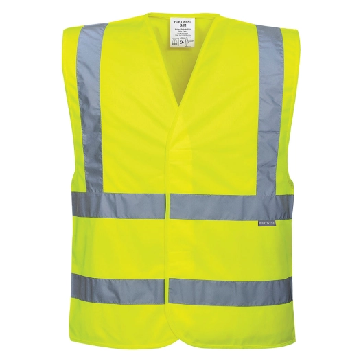 Gilet Hi-Vis Baudrier & Double Ceinture couleur : Jaune taille 6X/7X - PORTWEST