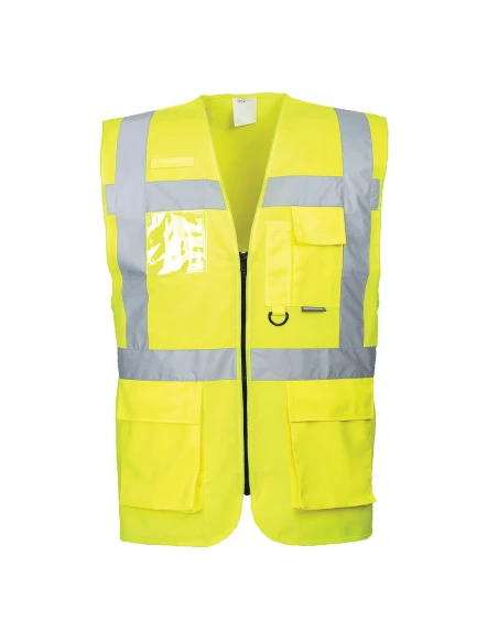 Gilet Hi-Vis Executive - Berlin couleur : Jaune taille 4XL - PORTWEST
