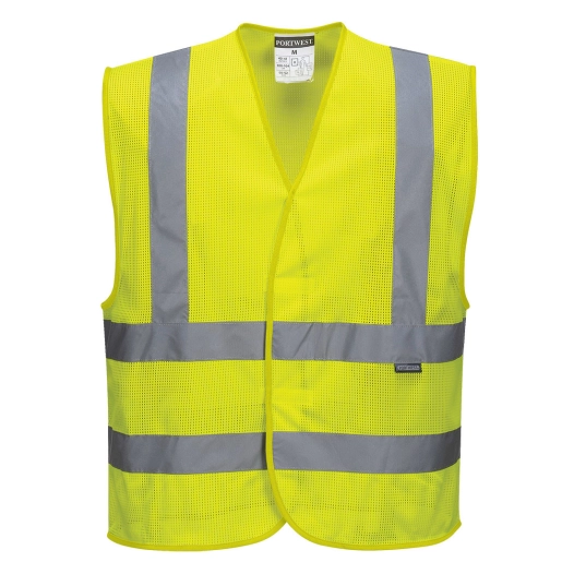Gilet HV maille couleur : Jaune taille L/XL - PORTWEST