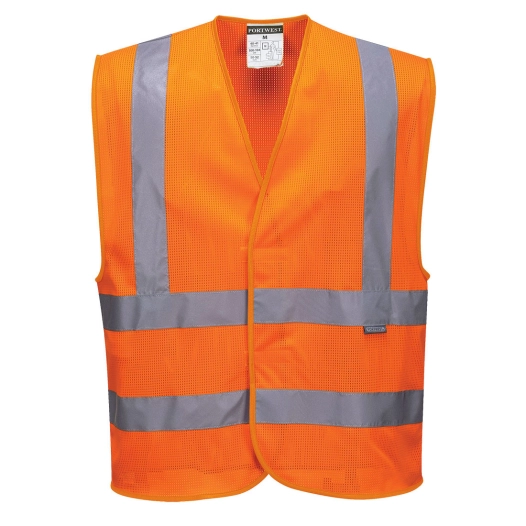 Gilet HV maille couleur : Orange taille XX/3X - PORTWEST