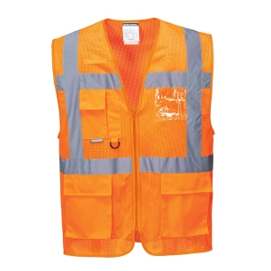 gilet HV Meshair Athène couleur : Orange taille XXL - PORTWEST