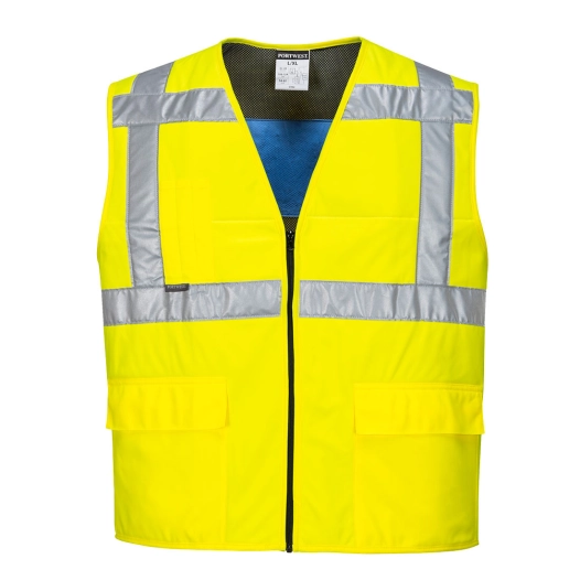Gilet HV rafraîchissant couleur : Jaune taille XX/3X - PORTWEST
