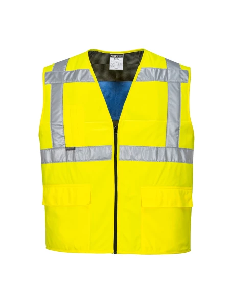 Gilet HV rafraîchissant couleur : Jaune taille XX/3X - PORTWEST