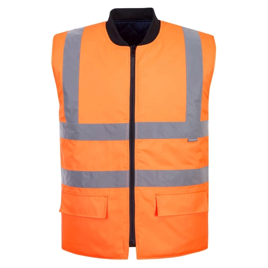 Gilet HV Réversible couleur : Orange taille 5XL - PORTWEST