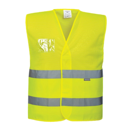 Gilet HV semi-maille couleur : Jaune taille L/XL - PORTWEST