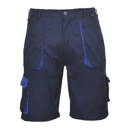 Bermuda Portwest Texo Contrast couleur : Marine taille S - PORTWEST