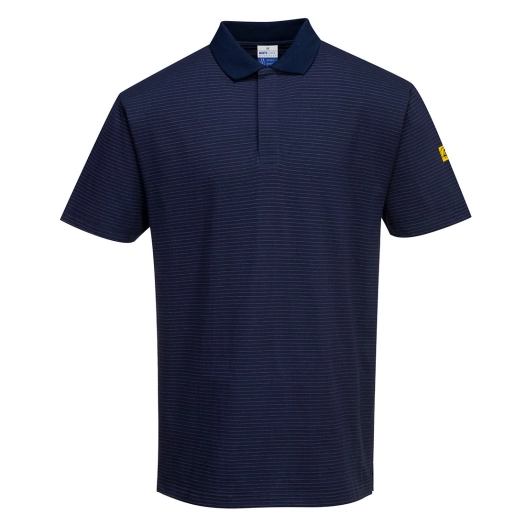 Polo antistatique ESD couleur : Marine taille S - PORTWEST