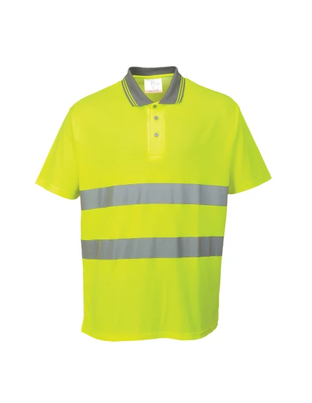 Polo Confort coton couleur : Jaune taille L - PORTWEST