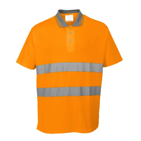Polo Confort coton couleur : Orange taille M - PORTWEST