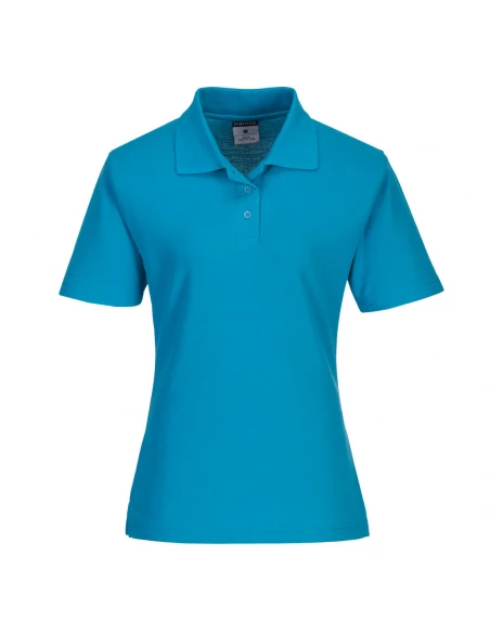 Polo Femme Naples couleur : Aqua taille XXL - PORTWEST