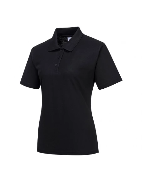 Polo Femme Naples couleur : Noir taille XS - PORTWEST