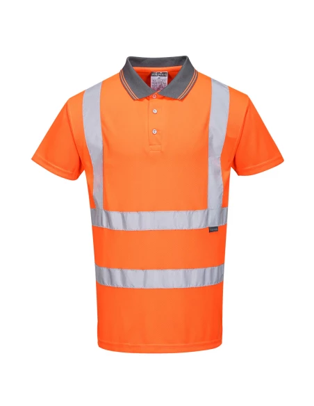 Polo Haute visibilité RIS couleur : Orange taille 5XL - PORTWEST