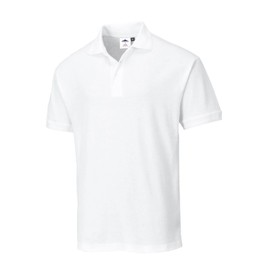 Polo Naples couleur : Blanc taille L - PORTWEST