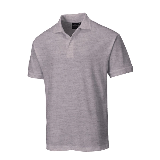 Polo Naples couleur : Gris Chiné taille L - PORTWEST